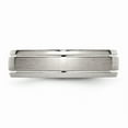 thumbnail image 3 of Primal Steel Titanium Brushed and 6mm Grooved Edge Band, 3 of 11