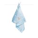 thumbnail image 1 of Manta Little Giraffe Luxe con ribete de satén suave, 43 x 43 cm, azul, 1 of 4