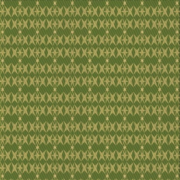 Ahgly Company Machine Washable Indoor Square Transitional Pistachio Green Area Rugs, 6' Square