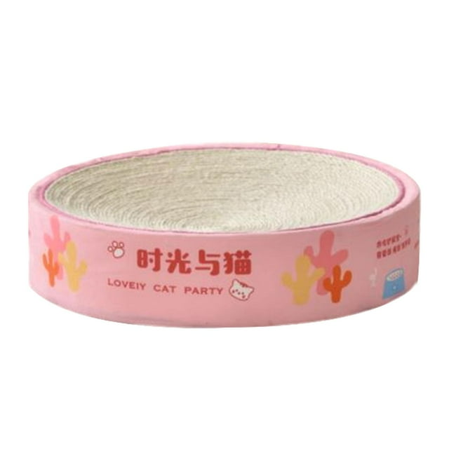 Tablero rascador para gatos Yuyangstore Almohadilla para rascar gatos rosa