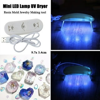 UV Resin Kit With Light for Christmas Jewelry Making - 4 Min Fast Curing UV  Epoxy Resin Kit with Light and Molds Starter Kit with 395NM UV Lamp
