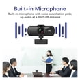 thumbnail image 3 of Webcam 2K Full HD 1080P Web Camera Autofocus With Microphone USB Web Cam For PC Computer Laptop Desktop Webcamera For Conferencing, Live Streaming, Recording, 3 of 7