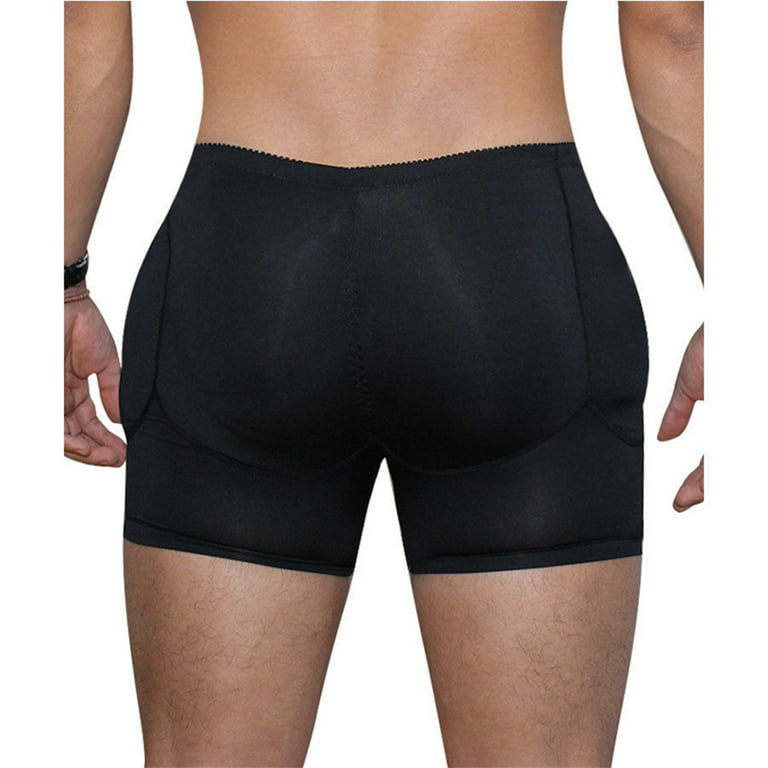 Body Shaper Men's Corset Panty Underwear Boxer Padded Butt Booster Slimming  Hip Enhancer Booty Seamless Butt Lifter Bodysuit Shapewear 