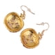 thumbnail image 3 of 2 Pares de Calabaza Festiva Naranja Cara Sonriente Aretes de Halloween Pavimentados de Cristal, 3 of 4