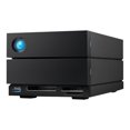 thumbnail image 1 of LaCie 2big Dock STLG16000400 - Hard drive array - 16 TB - 2 bays (SATA-600) - HDD 8 TB x 2 - Thunderbolt 4, USB 3.2 Gen 2 (external) - with 5 years Rescue Data Recovery Service Plan, 1 of 1