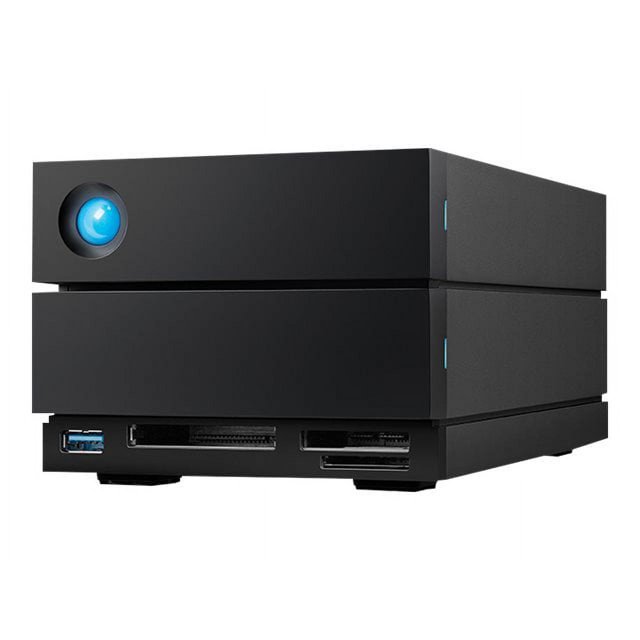 LaCie 2big Dock STLG16000400 - Hard drive array - 16 TB - 2 bays (SATA-600) - HDD 8 TB x 2 - Thunderbolt 4, USB 3.2 Gen 2 (external) - with 5 years Rescue Data Recovery Service Plan