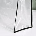 thumbnail image 5 of RUseeN 6 Pack Heavy Duty Extra Large Clear Moving Bags W/Backpack Straps Strong Handles & Zippers, Storage Totes For Space Saving, Fold Flat, Alternative to Moving Box (Clear), 5 of 8