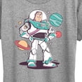 thumbnail image 3 of Toy Story 4 - Buzz And Planets Sketchy - Women's Short Sleeve Graphic T-Shirt, 3 of 5