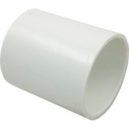 2 in. x 1-1/4 in. PVC Flexible Reducing Coupling with Stainless Steel ...