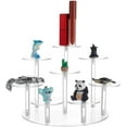 thumbnail image 1 of PH PandaHall Acrylic Riser Display Shelf 8-Tier Clear Risers Stand Multilevel Round Acrylic Stands Mini Figure Display Riser Stand Collectibles Organizer Holder for Cupcake Collectibles, 1 of 6