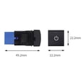 thumbnail image 2 of Stylish Black ABS Steering Sheel Fan Switch Button for Toyota for Corolla 1819, 2 of 2