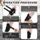 thumbnail image 3 of 2 Pcs Wrist Brace For Youth Kids Carpal Tunnel Black Splints Wrist Brace Night Support With Adjustable Compression Straps For Children Sports Sleep, 3 of 3