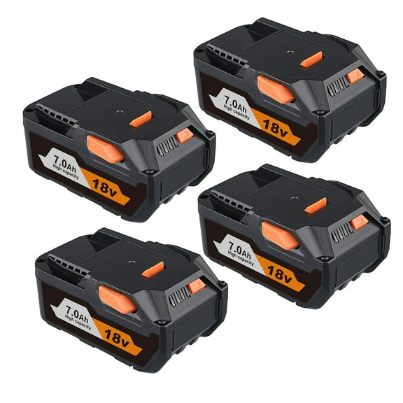 4PCS for Ridgid R840087 7.0Ah Lithium Battery Rigid 18Volt Power Tools