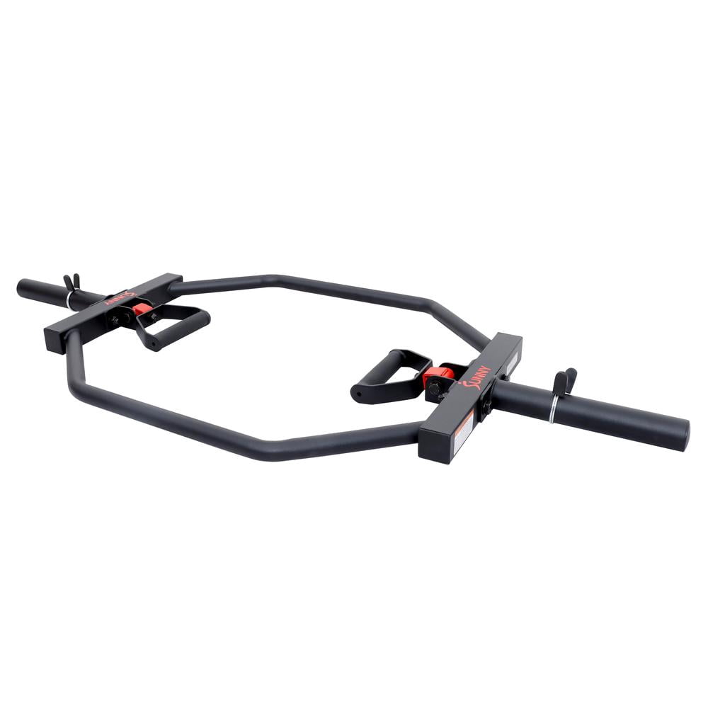 Sunny Health & Fitness Olympic Barbell Hex Weight Trap Bar with Free SunnyFit® App OB-TRAP