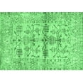 thumbnail image 1 of Ahgly Company Indoor Rectangle Oriental Emerald Green Traditional Area Rugs, 2' x 5', 1 of 4