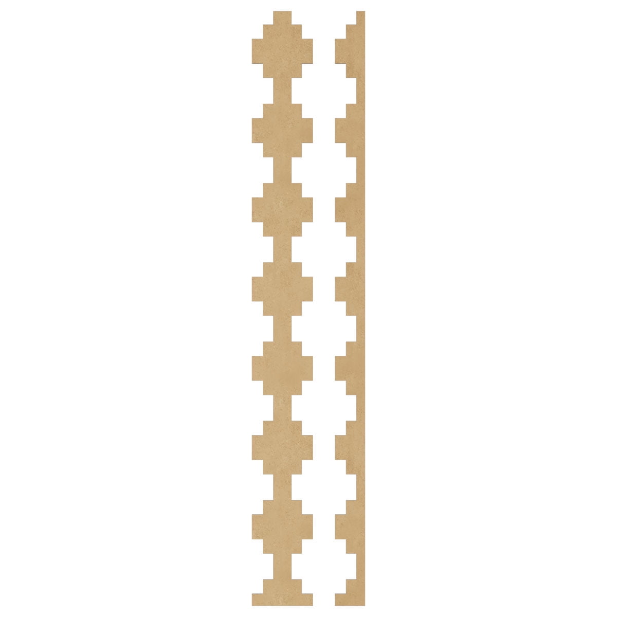 Ekena Millwork 47"H x 1/8"T Gypsum Adjustable Acrylic Decorative Slat Wall Panel Kit, Dark Grey (contains 14 Slats + 1 Straight Edge Starter Slat)