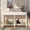 Ivory, variant on Furvclv Solid Wooden Console Sofa Table, With 2 Drawers, Bottom Storage Shelves, Console Table, Easy Assembly, Farmhouse Console Sofa Table For Hallway, Living Room