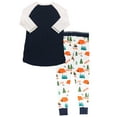 thumbnail image 4 of Lazyone Women's Soft Casual Pajama Leggings and Tall Tee Sets With Cute Fun Prints, Better in Mountains, 4 of 7