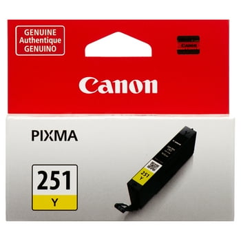 Canon CLI-251 Yellow Ink Tank, Compatible with PIXMA