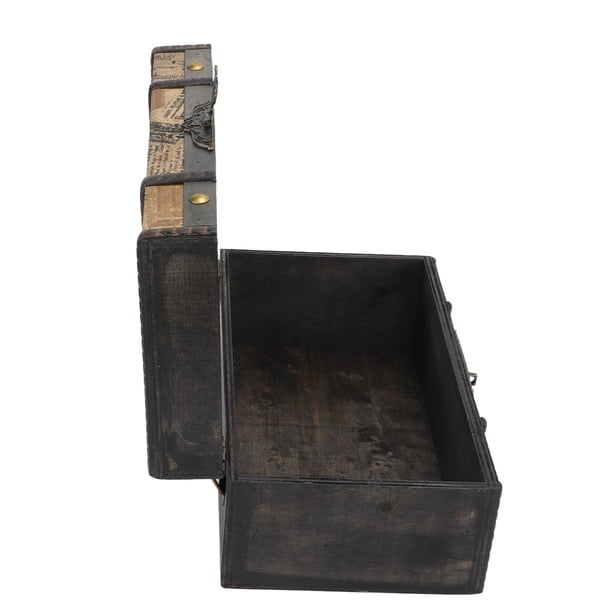 Joyero grande de gran capacidad, estilo vintage, madera duradera, amplia aplicación, joyero vintage para baratijas de joyería