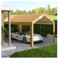 thumbnail image 2 of 10x20ft Carport Canopy Replacement - UV Resistant Top Cover - Fits 84C-378V00 & 84C-206 Series - Beige, 2 of 9