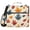 Fall Leaf and Dots, variant on 3 Ring Zipper Binder with Shoulder Strap Waterproof Trapper Keeper 2 Inch D-Ring 500 Sheets Capacity Pink Black Striped