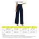 thumbnail image 5 of Pantalones Casual Cintura Suelta Color Puro Elegante Traje De Viaje Pantalones Para El Lugar De Trabajo Azul Purpura M, 5 of 8