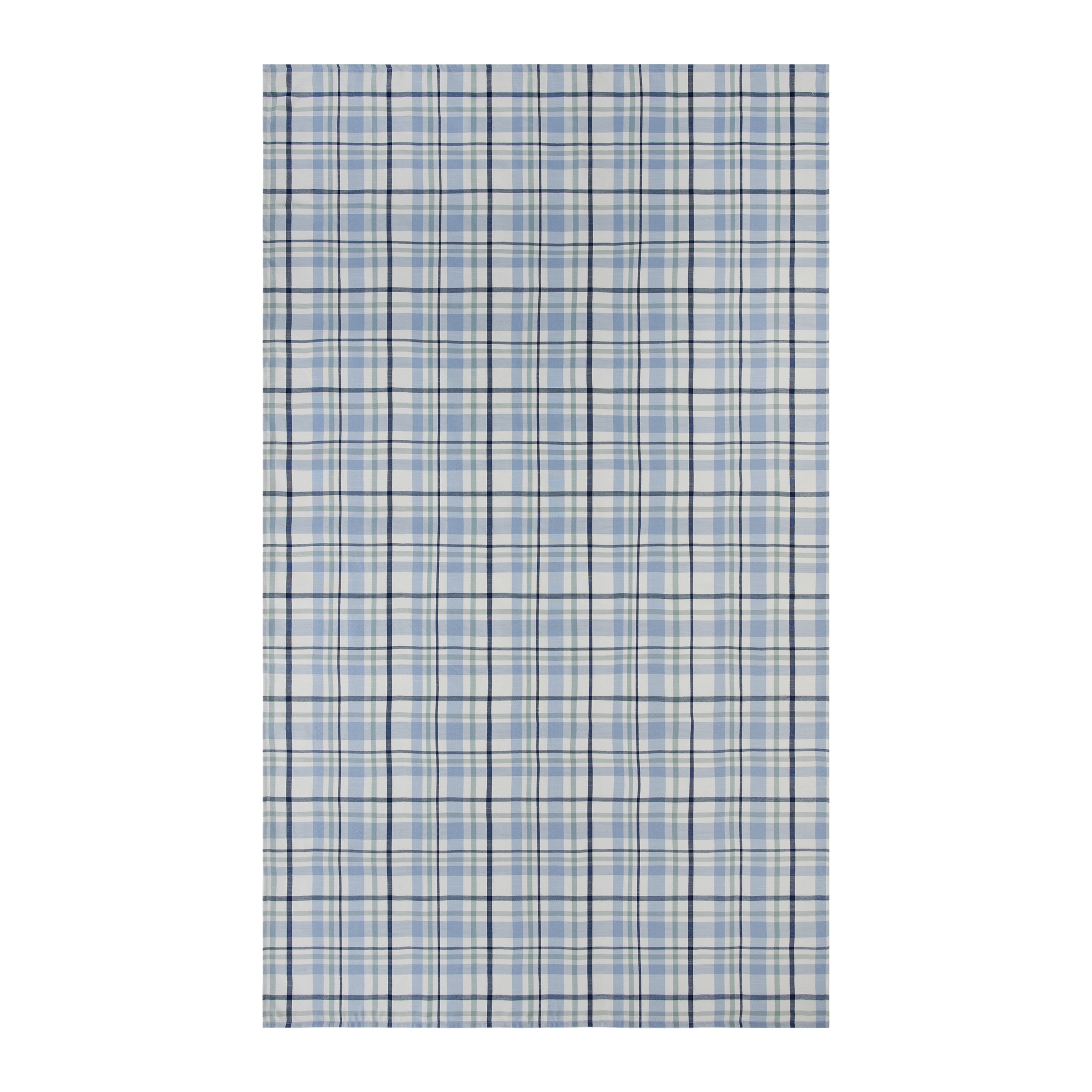 Mainstays Plaid 60” x 102” Tablecloth - Blue Multi - 100% Polyester