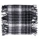 thumbnail image 2 of Bufanda Infinity Chalier de invierno a cuadros cálidos para mujer, color negro y blanco, 2 of 6