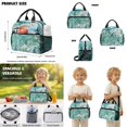 thumbnail image 5 of Xoenoiee Turtle Starfish Seashell Conch Coral Print Backpacks for Girls Lightweight Bookbag Schoolbag Teens 3 Pieces Backpack Set with Lunch Bag Pencil Case for Elementary Preschool School Student, 5 of 6