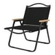 thumbnail image 1 of Silla Plegable para Acampar Sunnimix 120 kg Cojinete de Carga Ligero Plegado Negro Medio, 1 of 8