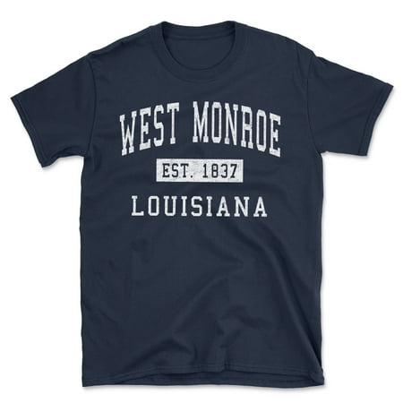 West Monroe Louisiana Classic Established Men s Cotton T-Shirt West Monroe Louisiana Classic Established Men s Cotton T-Shirt