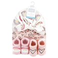 thumbnail image 2 of Hudson Baby Infant Girl Turban and Socks Set, Modern Rainbow, One Size, 2 of 4
