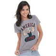 thumbnail image 3 of Popeye The Sailor Man America 1776 Women's T Shirt Ladies Tee Brisco Brands S, 3 of 5