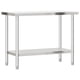 thumbnail image 4 of Mesa de cocina VidaXL de acero inoxidable 110x55x150 cm, 4 of 9