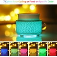 thumbnail image 3 of Wax Melt Warmer for Scented Wax Melts 3-in-1 Electric Ceramic Candle Wax Warmer Burner Fragrance Wax Melter for Home Office Bedroom Gift & Decor (Leaf), 3 of 6