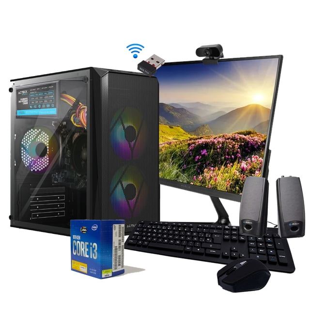 Pc Computadora Armada Intel I3 16gb Ram 960Gb SSD Monitor 21.5