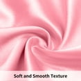 thumbnail image 3 of Satin Pillow Case, 2 Pack Satin Silky Pillowcase for Hair and Skin, Satin Pillowcase Set of 2, Standard, 20" x 26", Pink, 3 of 8