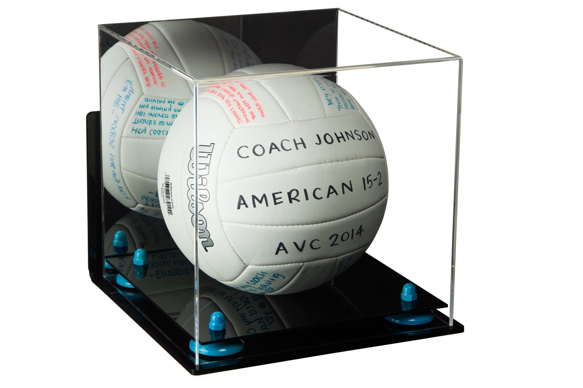 Deluxe Volleyball Display Case With Mirror & UV Protection - Showcase Your Ball 4 thumbnail image