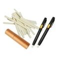 thumbnail image 2 of Rotulador de tela de tiza para sastres, rotuladores de tela de lápiz de tiza de costura para acolchar//suministros de confección 2 bolígrafos con 20 recambios Soledad Tiza de sastre, 2 of 10