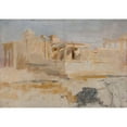thumbnail image 2 of Jan Ciągliński 14x11 Black Ornate Wood Framed Double Matted Museum Art Print Titled: Erechtheion. from the Journey to Greece (1905), 2 of 5