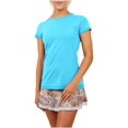 thumbnail image 5 of SOFIBELLA UV Colors Short Sleeve Top - Bubble Pink, 5 of 5