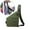 Green, variant on Yoloke Anti-Theft Crossbody Sling Bag for Travel - Slim, Personal Pocket Purse with Flexible Design for Women and Men - Ideal for On-the-Go Security