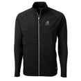 thumbnail image 2 of Men's Cutter & Buck Black Cleveland Browns Adapt Eco Knit Hybrid Recycled Big & Tall Full-Zip Throwback Jacket, 2 of 3