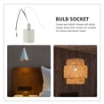 thumbnail image 4 of 5pcs Light Sockets Screw Base Lamp Holder Replacement Light Bulb Socket Lamp Holder, 4 of 8