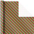 thumbnail image 2 of Hallmark 30" Holiday Wrapping Paper (Holiday Stripes), 2 of 4