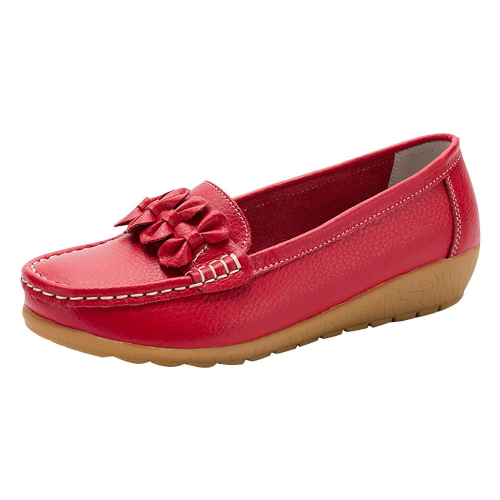 red bottom casual shoes