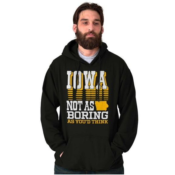 Iowa Locals Home State Pride Funny IA Unisex Plus Fleece Graphic Hoodie Brisco Brands 2X