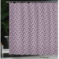 thumbnail image 3 of Ambesonne Ice Cream Shower Curtain, Retro Summer Desserts Art, 69"Wx84"L, Quartz and Soft Pink, 3 of 4