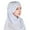 White, variant on Riforla Women's Three Layer Tie Head Wrap Scarf Turban Cap Elegant and Stylish Head Covering Accessory Green
